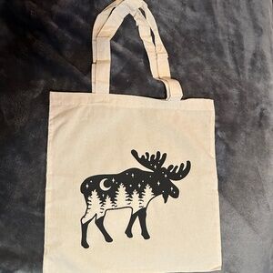 Custom Tote Bag with Moose - Reusable